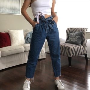 Garage Paperbag Straight-leg Jean